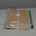 Trifold Poster Board 14"x21" Corrugated Display Board with Bonus 5 Colored A4 Sheets & Label, White Front Kraft Back Perfect for School Projects, Business Presentations, Science Fairs (White)