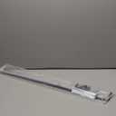 36" Cane Bolt Gate Drop Rod Heavy Duty Gate Hardware, Gate Ground Latch for Wood Metal Vinyl Gates Doors Stopper for Gate Ground, Wrought Iron Gate Latches, Black Finish-1 Pack