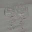 JBHO Set of 4-21 Ounce Hand Blown Italian Style Crystal Burgundy Wine Glasses - Lead-Free Premium Crystal Clear Glass - Gift-Box for any Occasion