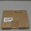 Jenaai 12 Pcs Christmas Ornament Place Card Holders 1.57" Snowflake Glass Ornament Balls Table Number Holder Snowman Name Cards Holiday Clips Sign for Table Setting Winter Xmas Party Decoration