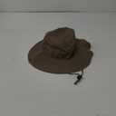 Solid Packable Sun Hat for Women and Men Wide Brim Waterproof Beach Bucket Hats UPF 50+ (One Size, Brown)