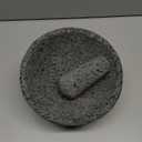 8.6 inch Molcajete Mortar and Pestle, Mexican Handmade with Lava Stone,Herb Bowl, Spice Grinder, Pill Crusher, Pesto Powder, Volcanic Stone