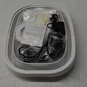 Ionic Foot Bath Detox Machine,Foot Detox Foot Bath Soak Tub with 2 Arrays,80 Disposable Liners,Detox Sea Salt,Folding Foot Spa Bucket,Home Salon-Level Foot Soaking Tub2 (Off White)