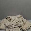 Amazon Basics Lightweight Super Soft, Breathable Easy Care Microfiber 4 Piece Bed Sheet Set with 14-Inch Deep Pockets, Queen, Beige, Solid
