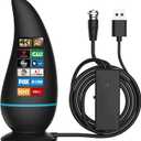 TV Antenna, HD Digital TV Antenna 560+ Miles Range Reception with Signal Booster & Magnetic Support Base for 4K 1080P HD Local Channels and All Old TVs - 18ft coaxial Cable