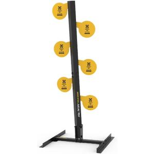 Caldwell AR500 Dueling Tree with Reactive Targets, Adjustable Frame, 6 Piece, Rifle Rated Steel, for Target Practice, Shooting, and Outdoors