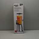 OGGI Beverage Dispenser - 3-quart / 6-Pints, Perfect for Parties, Use as Alcohol, Water, Lemonade Dispenser & More (Stainless Steel)