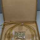 Let's Decorate 10 Meters D11mm Gold Upholstery Tacks Strips/Nailhead Trims,Decorative Nail Strips with Upholstery Tacks for Sofa Headboard Bench(F:11mm Golden)