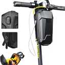 SYNAGY Scooter Handlebar Storage Bag with USB Charging Port, Electric Scooter Front Bags for Ninebot/Hiboy/Okai e Scooter Accessories, Waterproof Hard Shell