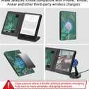CoBak Stand Case for 7" Kindle Paperwhite 12th Gen 2024 and Kindle Colorsoft with Hand Strap - Compatible with iPhone MagSafe, for Samsung/Belkin/Anker Wireless Charging Pads, Durable, Auto Sleep Wake