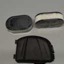 593260 Air Filter with 595658 Air Cleaner Cover for Briggs and Stratton 798452 334404 093J02 09P700 103M02 104M02 675EXI Engines Parts Toro Recycler 22 and Troy Bilt TB110 TB200 Lawn Mower (2PCS)