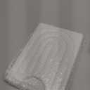 Faucet Mat for Kitchen Sink - Wider Diatomite Fast Drying Stone Sink Tray, Super Absorbent, Prevents Moisture Buildup - Faucet Splash Guard for Bathroom Counter (Light Grey, 15x5.3inch)