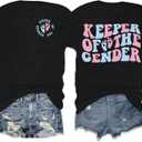 Mama Shirt for Women I Can't I'm Busy Growing A Human Shirt, Funny Pregnancy Shirt (Gray, L)