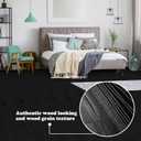 Peel and Stick Floor Tile - Vinyl Flooring 20-Pack (30 Sq.Ft), Waterproof and Self-Adhesive Black Wood Plank for Bathroom Kitchen Laundry Room, Easy DIY Flooring, No Grout Needed (36x6 Inch)