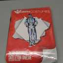 Morph Skeleton Costume Men, Adult Skeleton Costume, Halloween Costumes For Men, Halloween Costumes For Adults (Medium, Blue)