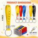 Unittype 48 Pcs Silicone Keychain Set School Keychain Classroom Gift