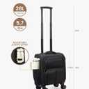 LOVEVOOK Underseat Carry On Luggage Airline Approved, 16 Inch Softside Suitcases with Spinner Wheels, Lightweight Carry-on Suitcase with TSA Lock for Women Men, Luggage for Travel Business Trip
