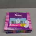 Poise Ultra Thin Incontinence Pads & Postpartum Pads for Bladder Leaks, 5 Drop Maximum Absorbency, Long Length, 36 Count, Packaging May Vary