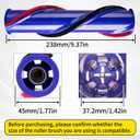 For Dyson Roller Brush Replacement - Brush Roller For Dyson V6 Animal Absolute Cordless Vacuum Attachments, Part No. 966821-01, 966084-01 (4-Prong,tip is 4.5 cm)