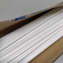 1 Set Peel and Stick Door Moulding Trim Kit Premade Wall Moulding Panels Flexible Self Adhesive 3D Wainscoting Panels for Mirror Window Frame Decor (Top 22"x36" and Bottom 22"x24")