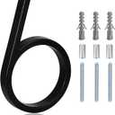 5" Floating Stainless Steel Address House Number, Modern Metal Anti-Rust House Numbers with Nail Kits for Door Garden Mailbox Decor Visibility Signage (6)