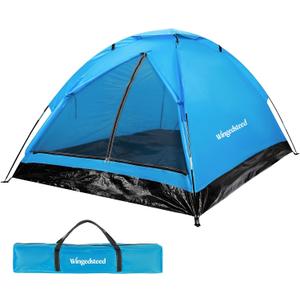 Wingedsteed 2 Person Camping Tent Waterproof Portable Dome Tent for Hiking Backpacking, Easy Setup with Rainfly and Carry Bag, 190*145*100