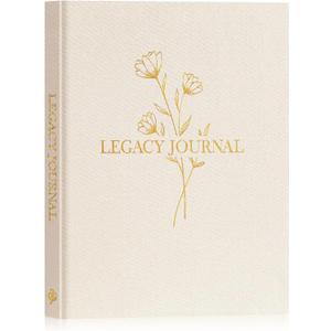 Lanpn Grandparents Legacy Journal Book with Prompts, Tell Me Your Life Story Memory Book to Fill Out, Mom Story Family Memory Book Keepsake Generational Journal, Grandpa Grandma Parents Gift, Beige