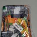 6 Pcs Fall Chair Covers Set Autumn Chair Back Cover Thanksgiving Dining Chair Slipcovers Buffalo Plaid Removable Chair Seat Protector for Kitchen Dining Hotel Wedding (Maple Leaves)