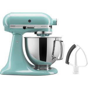 KitchenAid KSM150FEAQ Value Bundle Artisan 5 Quart Stand Mixer, Aqua Sky