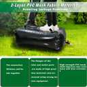 240 L/63.4 gal Water Bladder Storage Containers, Foldable Portable Water Tank Large Capacity Soft Water Bag, Drought Resistance, Fire Prevention, Emergency Water
