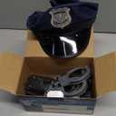 9Pcs Police Toys, Police Costume Accessories for Kids, Cop Costume Accessories, Toy Handcuffs, Police Hat, Police Officer Costumes Gear for Kids, Birthday Gift for Kids Boys Girls