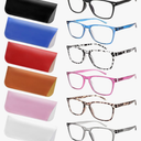 6 Pack Reading Glasses for Women Men, Spring Hinge Eyeglasses Blue Light Blocking Anti Eyestrain Computer Readers 2,25