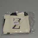 Letter Initial Canvas Tote Bag Personalized Present Bag Gift for Mother's Day Bridesmaids Bride Birthday Wedding