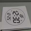 Large 12" White Digital Wall Clock with Remote Control | LED Display Plug-in Clock with 3 Brightness Levels & Temperature Display Perfect for Home, Gym, Classroom, Office