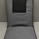 Floor Chair with Back Support 14-Position Adjustable Floor Chair Portable Ground Seating for Adults & Kids Foldable Meditation Seat with Japanese KOYO Bearings & Washable Linen Cover (Grey)