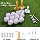 Golf Hitting Mat 5x3ft, Golf Practice Mat for Indoor & Outdoor, 21mm Thick Heavy-Duty Golf Mats with Durable Turf, Golf Training Mat, Swing & Chipping, Golf Accessories for Men, Women, Dad