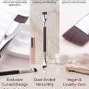 The Double-headed Arc Brush Special Curved Brush Head Creates Perfect Eyeliner and Eye ShadowE48-2