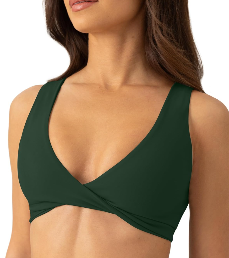PAVOI ACTIVE Two Ways Twist Sports Bra for Women - Customizable Coverage Convertible Twist Front & Back Workout Bra, FlexFlow, Size: XS