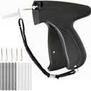 Stitch Gun for Clothes, Quick Stitch Sewing Gun, Handheld Sewing Stapler, Mini Hemming Gun, Clothing Tack Tool for Fabric Repair and Stitch Fix, Portable Stitcher Machine for Clothing (Black)