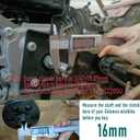 QYMOTO 5/8" 16MM Bore 10 Tooth Clutch 10T Fit for Coleman CT200U-A CT200U-ex Axis 200 Centrifugal Mini Bike Clutch (NOT fit 3/4" Shaft CT200U New Status)