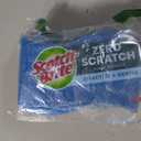 Scotch-Brite Zero Scratch Scrub Sponge, 3 Kitchen Sponges for Cleaning Around the Home, Bathroom & More, Effective + Gentle Dish Scrubber, Best for Nonstick Pots and Pans, Safe on Most Surfaces