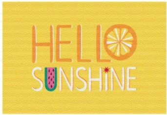 Lintex Hello Sunshine Textilene Placemats