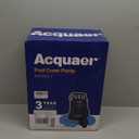 Acquaer 1/4 HP Automatic Swimming Pool Cover Pump, 2250 GPH Submersible Sump Pump with 3/4 Check Valve Adapter & 25ft Power Cord, Water Removal for Pool, Hot Tubs, Rooftops, Water Beds and more