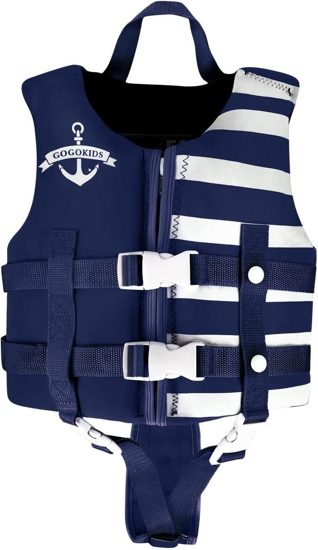 Kids Swim Vest, Toddler Float Jacket for Boys & Girls, Buoyancy Floaties with Adjustable Safety Straps, Trainer Vest for Pool & Water Sports, 22-60 lbs/2-9 Years