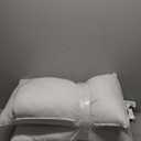 Bedsure Queen Pillows Set of 2, Luxury Hotel Firm Pillows for Sleeping, Decoration Strip Diamond Design Cover, Fluffy Original Down Alternative Filling for Side, Back or Stomach Sleepers (Grey)