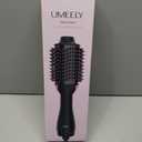 Hair Dryer Brush Blow Dryer Brush in One, Upgraded 4 in 1 Hair Dryer and Styler Volumizer with Negative Ion Anti-frizz Ceramic Titanium Barrel Hot Air Hair Straightener Brush