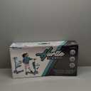 Hurtle 3-Wheeled Scooter for Kids - Wheel LED Lights, Adjustable Lean-to-Steer Handlebar, and Foldable Seat - Sit or Stand Ride with Brake for Boys and Girls Ages 1-14 Years Old (Teal)