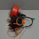 35 FT Double Mode Drain Snake Tools, 14-in-1 Drain Auger for Sink and Drain Unblocking, Plumbing Snake for Kitchen, Bathrom and Shower Sink, Snake for Real DYIsUpgraded (35ft-red&black)