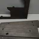 Torched Wooden Portable Retail Table Display Stand Countertop 3 Step Riser Craft Shows, Farmers Markets Tradeshows (Ebony)