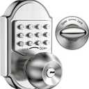 Megaflint Keyless Entry Door Lock Deadbolt Keypad Mechanical Stainless Steel (Pass Code or Key) 100% Mechanical, No Electronic